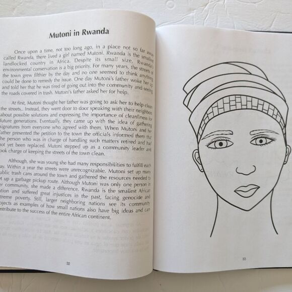 Crafting Dreamers Bilingual Multicultural Coloring Book by Luna Moon - Picture 8 of 10